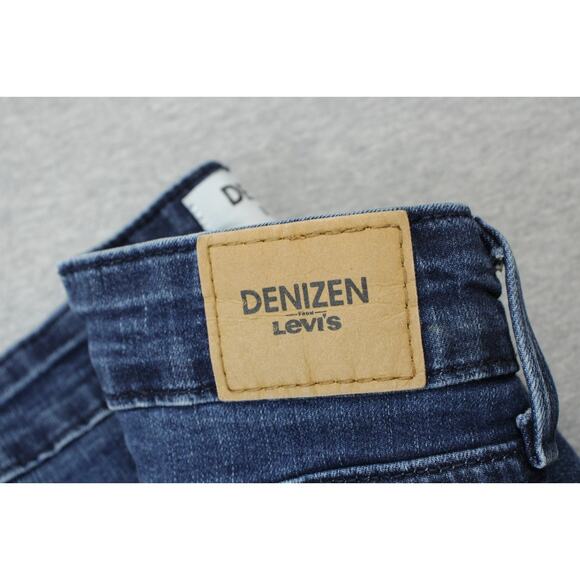 Levis Denizen Jeans Womens 16M (33 x 30) Blue Cotton Blend Mid Rise Skinny - Picture 9 of 9
